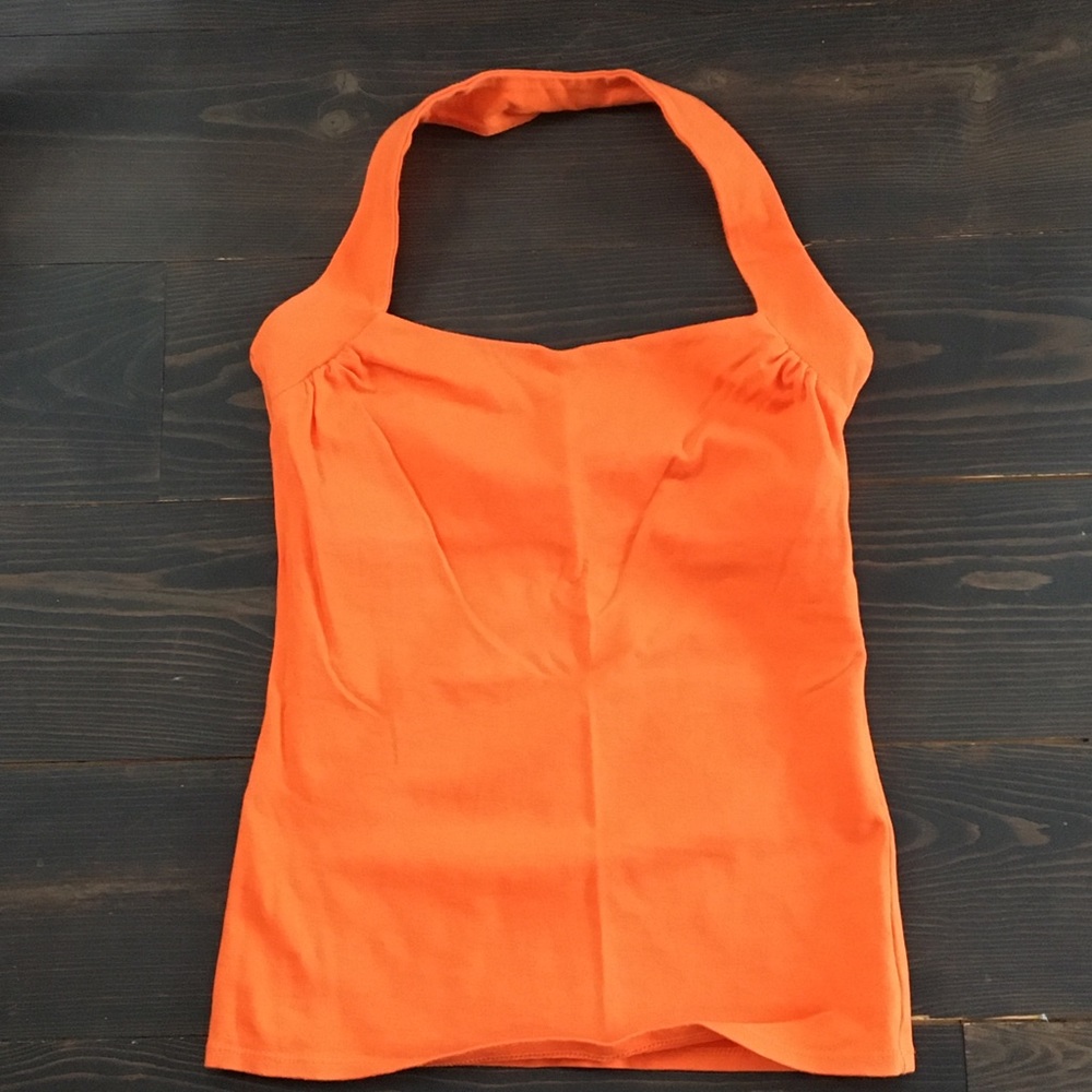 Vero Moda orange halter top.